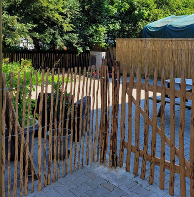 Speels en landelijk omheinen