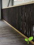 Zwarte bamboemat 150 x 180